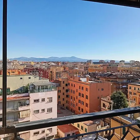 Panoramic Penthouse 10m From Metro A * רומא